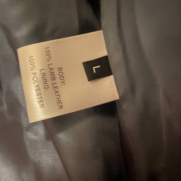 NWT Overland Sheepskin Co. Size Large Alessandra Leather Jacket in Petrol - Picture 5 of 6